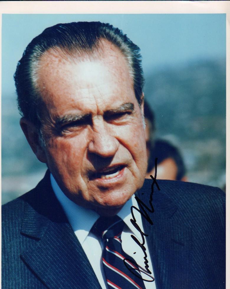 Richard Nixon signed photograph (1 of 1)