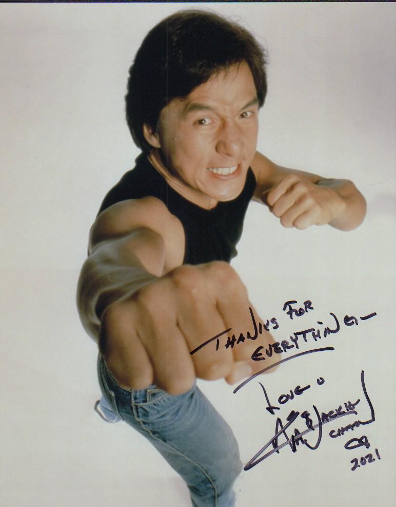 Jackie Chan signed photograph (1 of 1)
