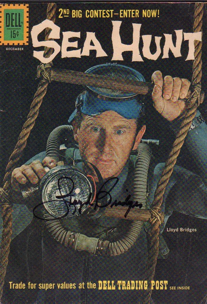 SeaHunt Lloyd Bridges signed comic book (1 of 1)