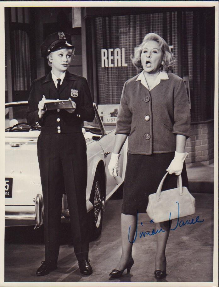 Vivian Vance rare original Lucy Show signed photograph (1 of 1)