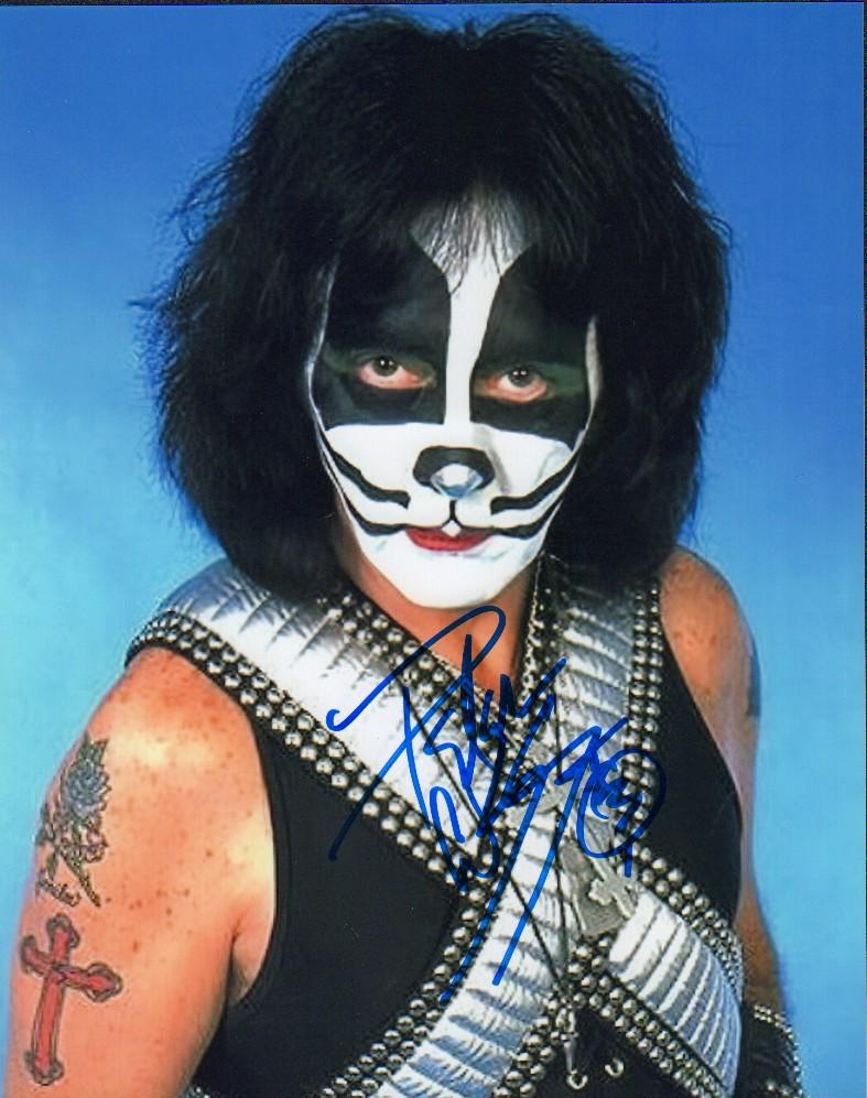 Peter Criss KISS signed photograph (1 of 1)