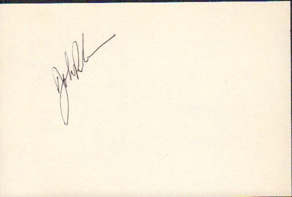 John Bonham signed Led Zeppelin card (1 of 1)