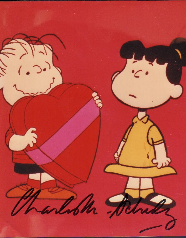 Charles Schulz signed Peanuts photograph (1 of 1)