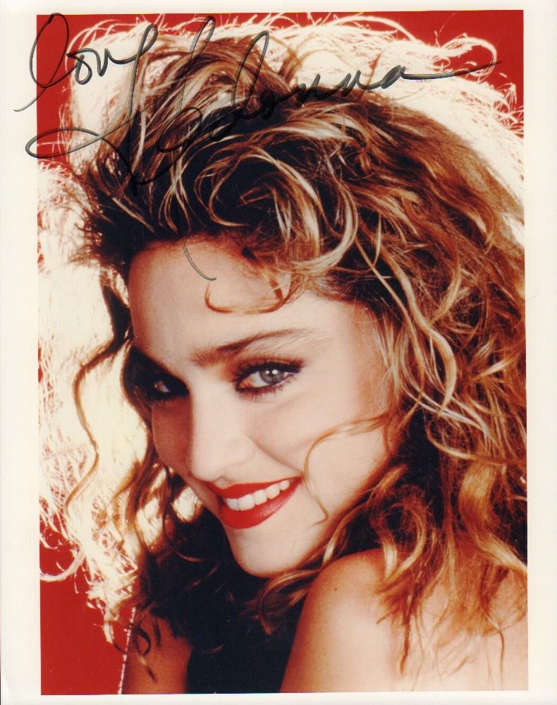 Madonna rare vintage signed photograph (1 of 1)