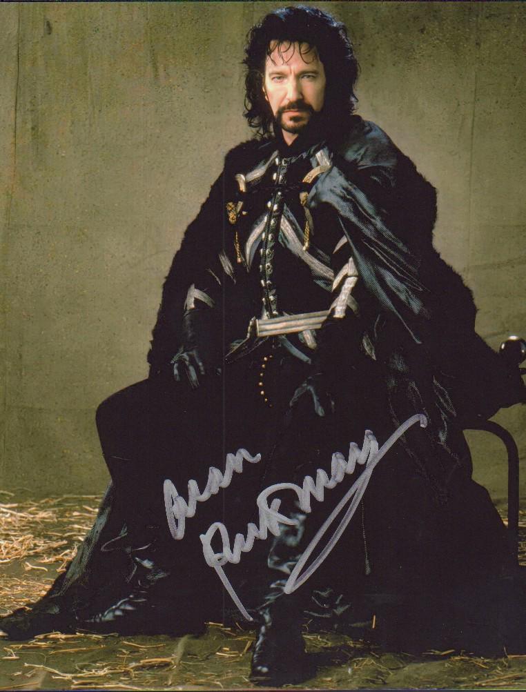 Alan Rickman Robin Hood signed photograph (1 of 1)
