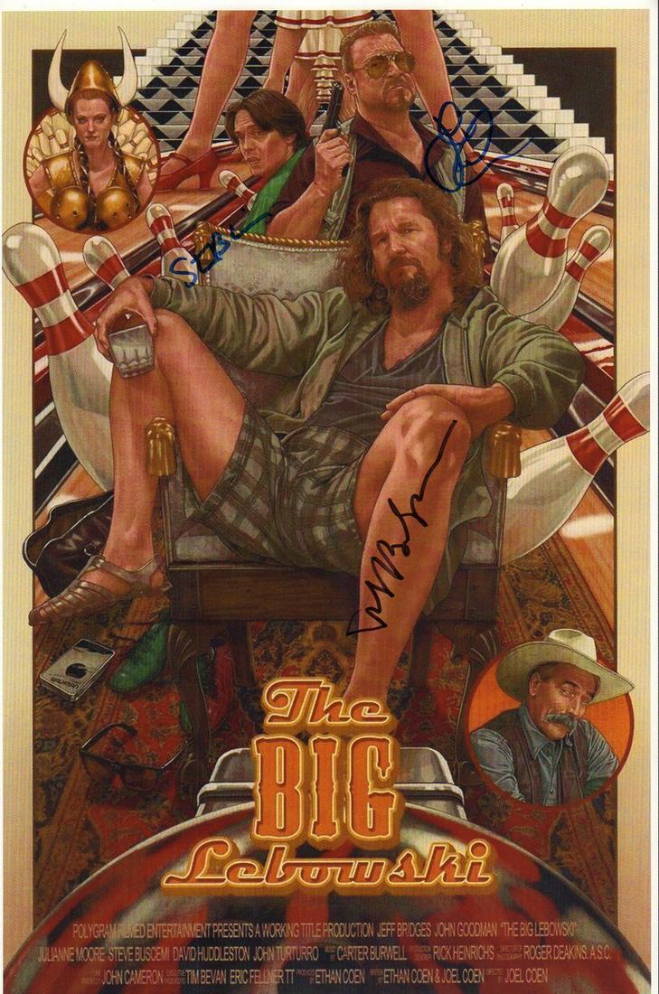 The Big Lebowski cast signed Mondo poster 11x17 (1 of 1)