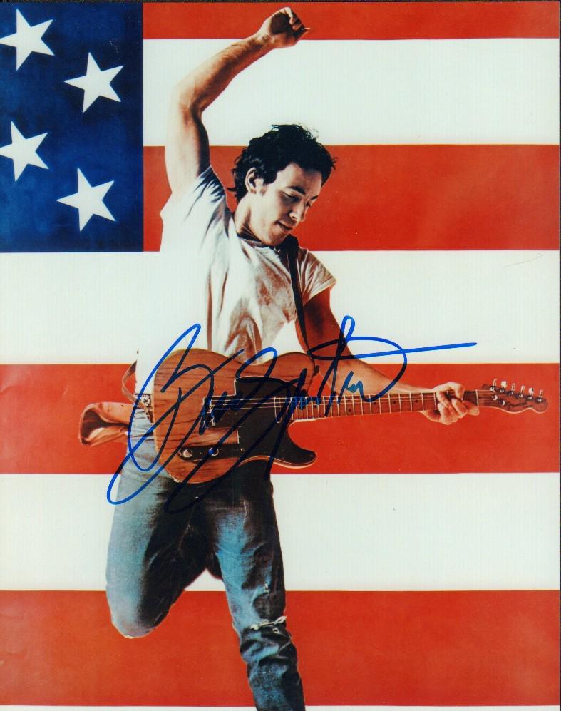 Bruce Springtseen signed photograph (1 of 1)