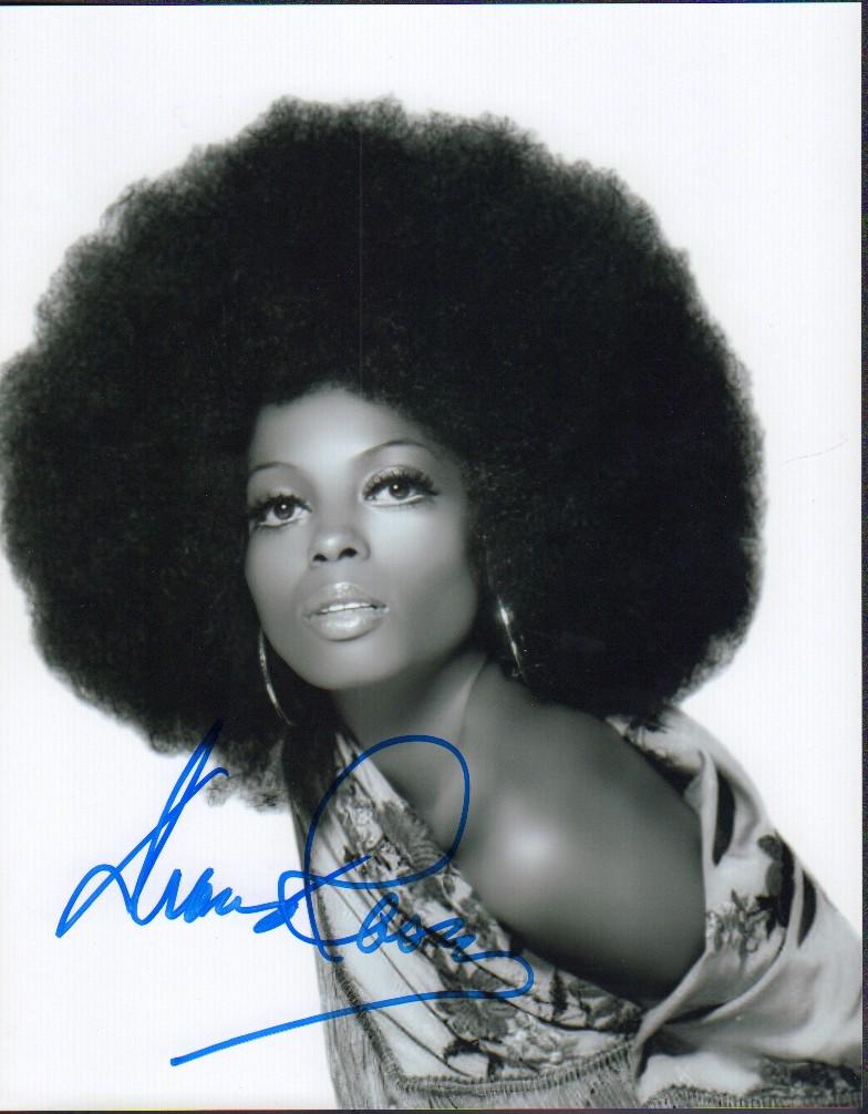 Diana Ross signed photograph: A Diana Ross RARE In anything signed 8x10 with COA