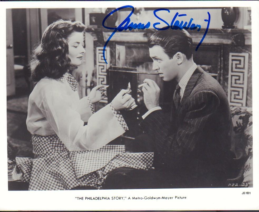 Jimmy Stewart signed photograph (1 of 1)