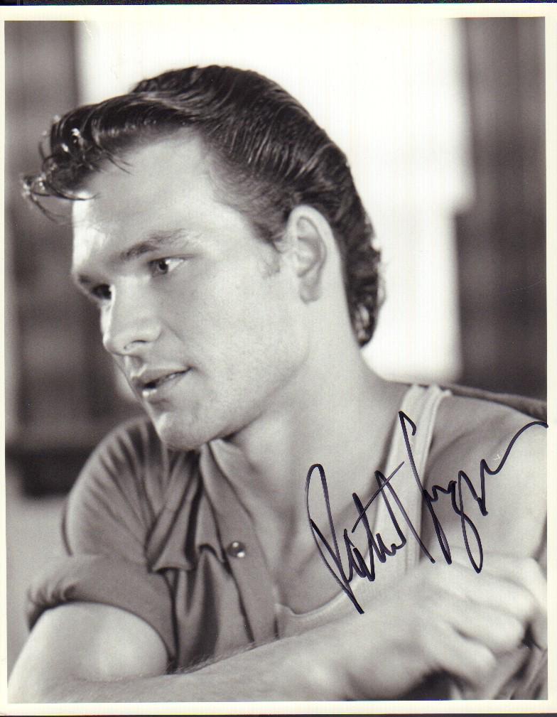 Patrick Swayze vintage signed photograph (1 of 1)