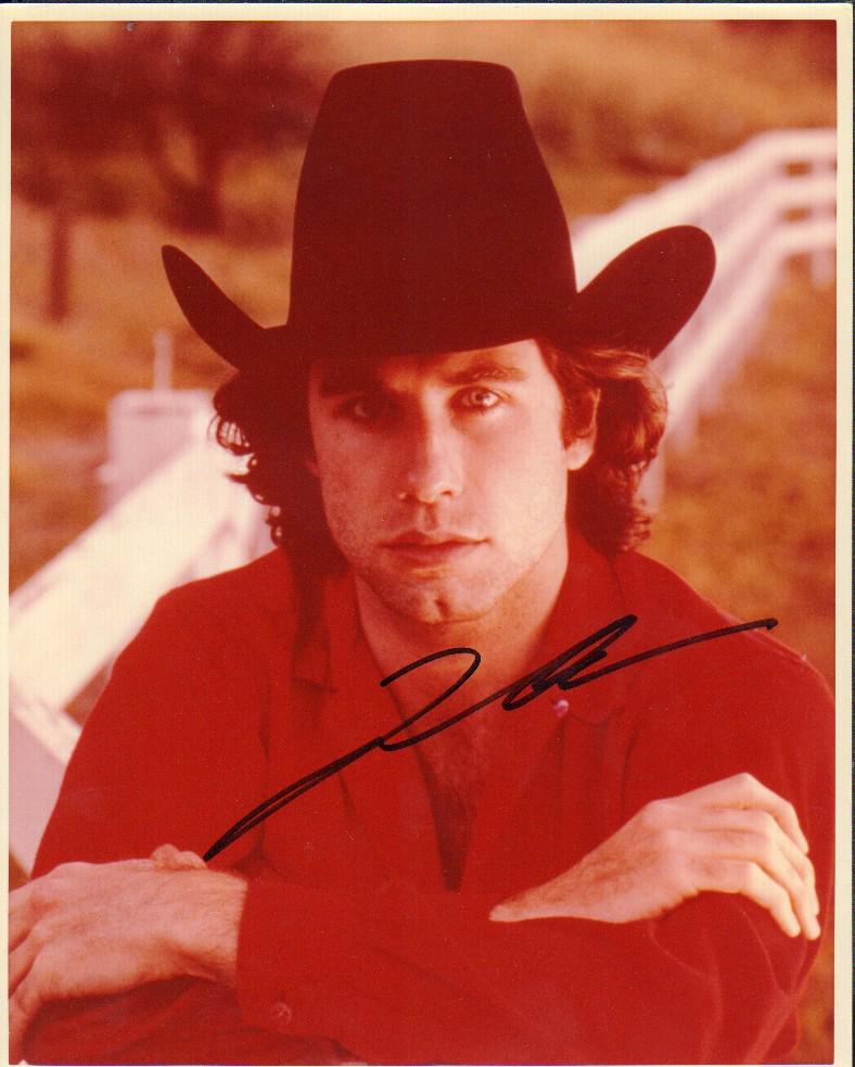 John Travcolta Urban Cowboy signed photograph (1 of 1)