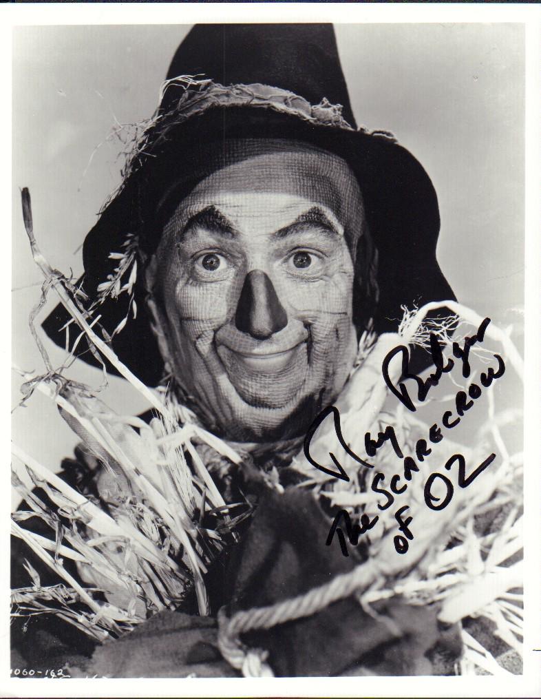 Ray Bolger Scarecrow of Oz signed photograph (1 of 1)