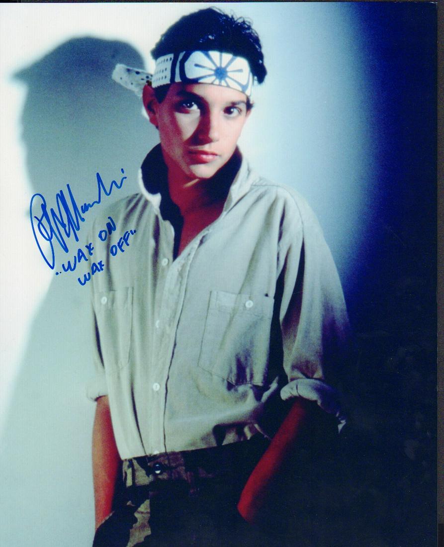 Ralph Macchio Katate Kid signed 11x14 photograph with quote (1 of 1)