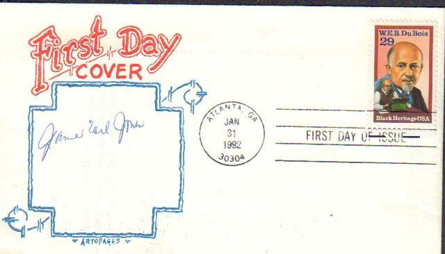 James Earl Jones signed FDC (1 of 1)