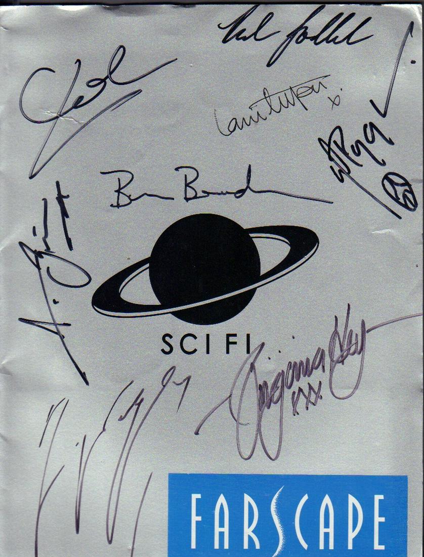 Farscape presskit cast signed (1 of 1)