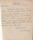 Ronald Reagan rare hadnwritten signed letter