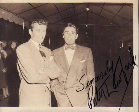Peter Lawford signed photograph (1 of 1)
