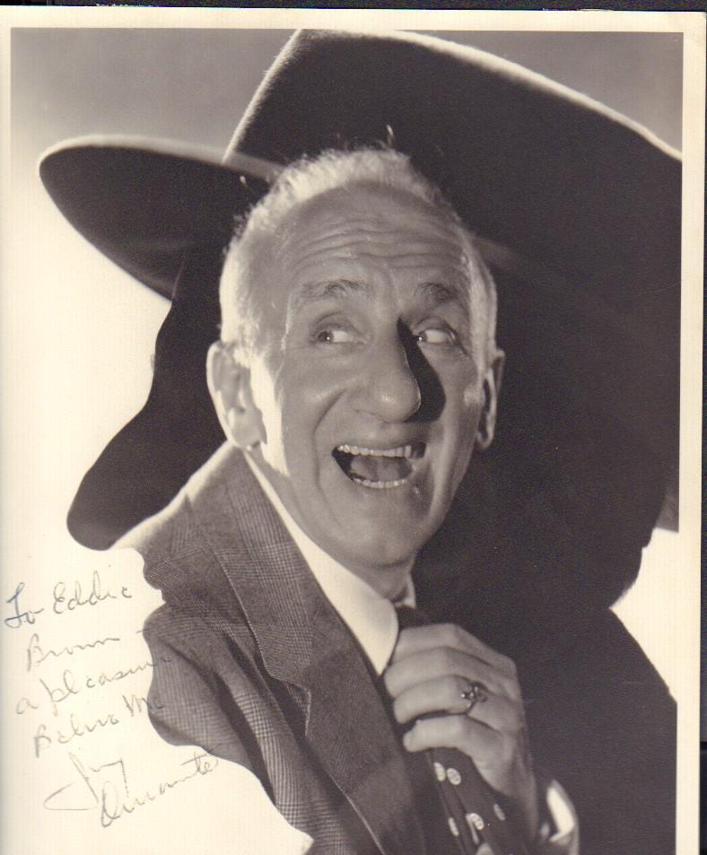 Jimmy Durante signed photograph (1 of 1)