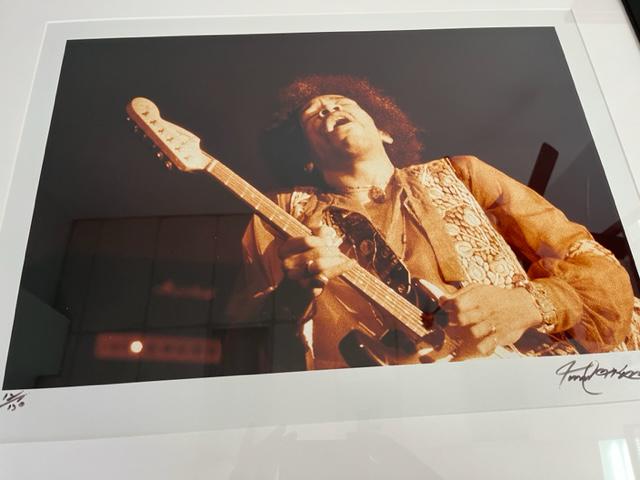 Jimi Hendrix lithograph signed and numbered (1 of 1)