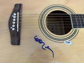 Willie Nelson signed guitar