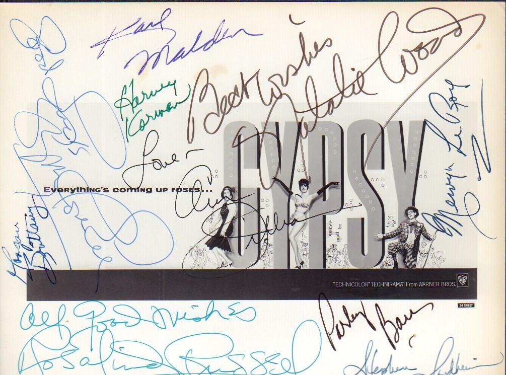 Gypsy cast signed photograph (1 of 1)