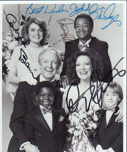 Different Strokes Cast Signed Photograph