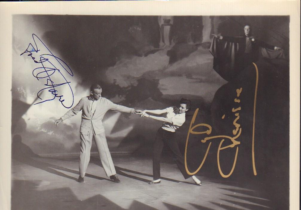Fred Astaire and Cyd Charisse signed photograph (1 of 1)