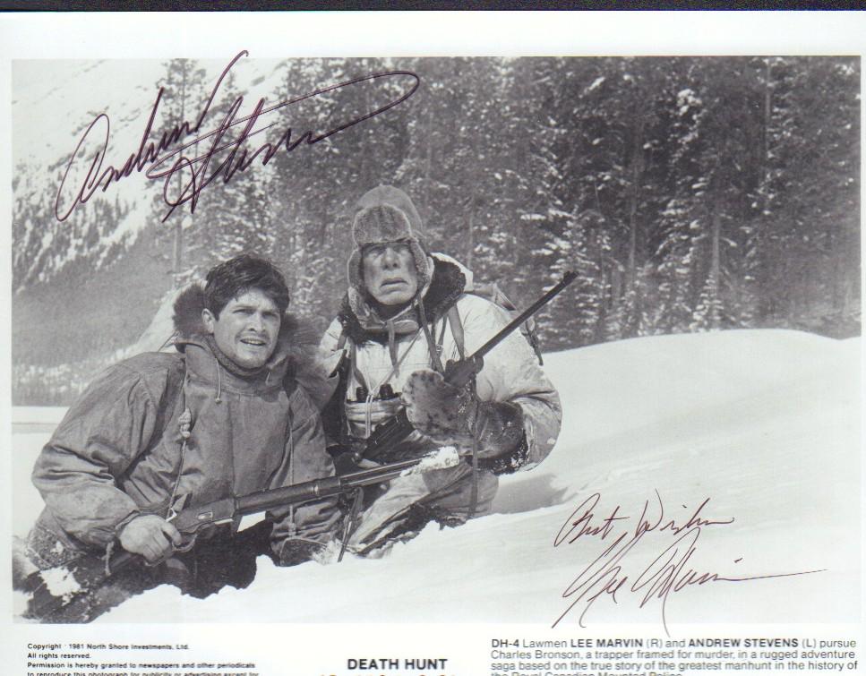 Death Hunt signed photograph (1 of 1)