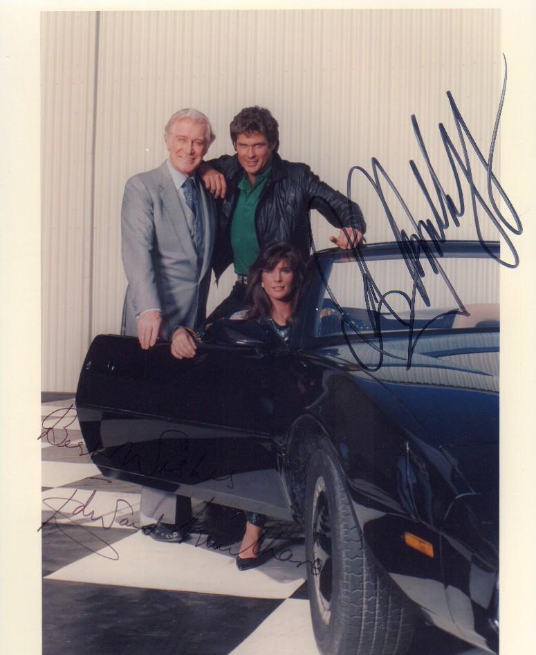 Knight Rider cast signed photograph (1 of 1)