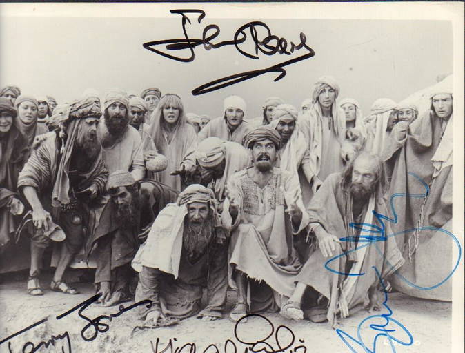 Monty python cast signed photo