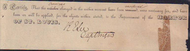 Confederate General Robert E LEE signed document