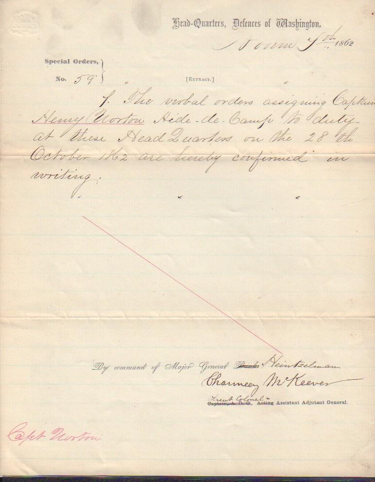 Special Orders 59 Civil War (1 of 1)