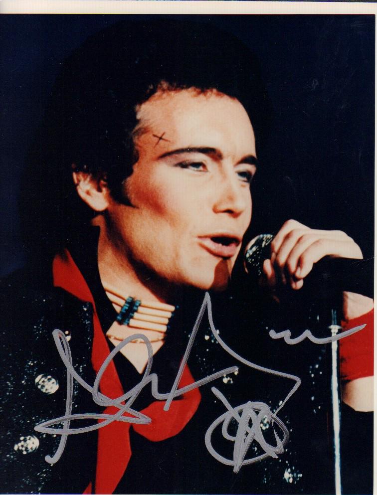 Adam Ant signed photograph (1 of 1)