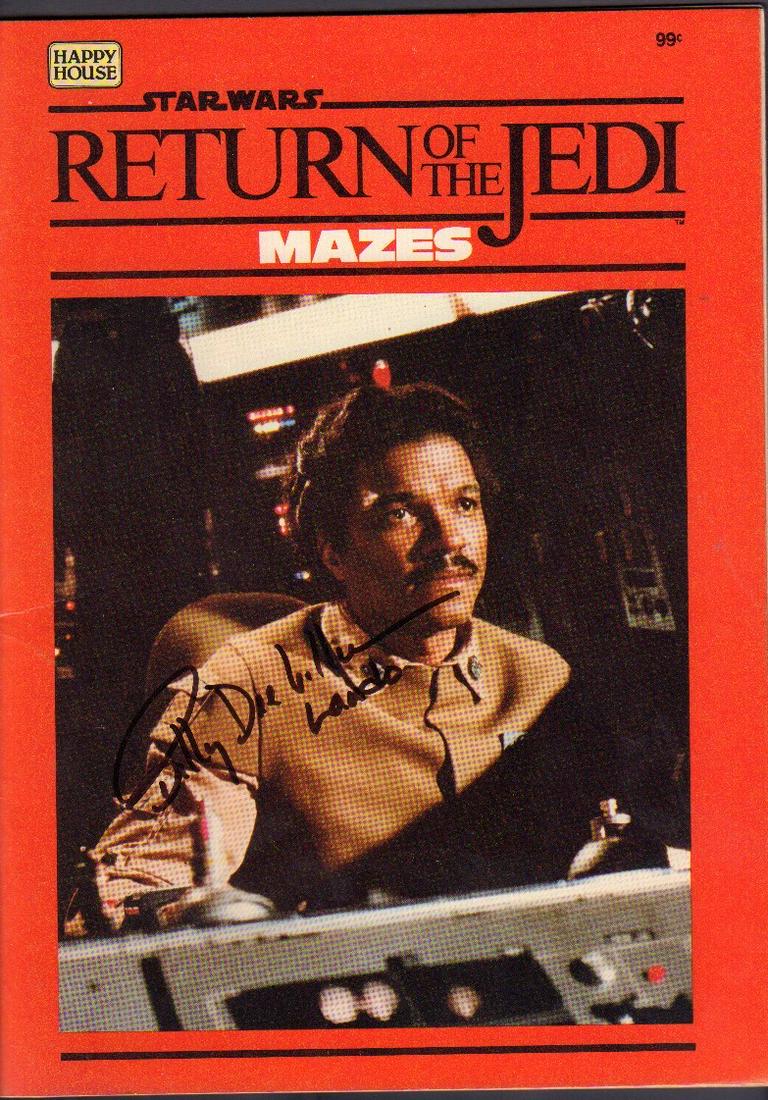 Billy Dee Williams signed Star Wars book (1 of 1)