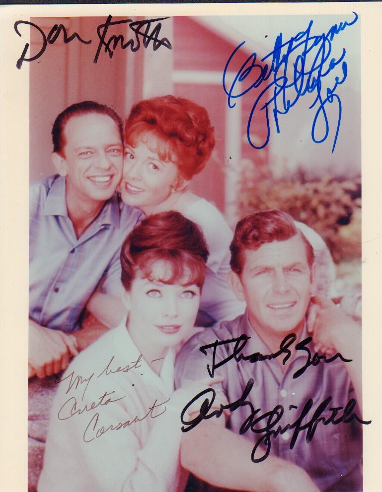 Andy Griffith Show cast signed photograph (1 of 1)