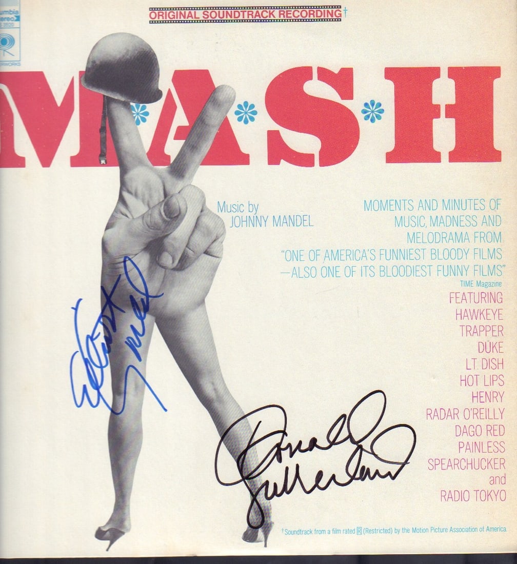 MASH soundtrack LP signed (1 of 1)