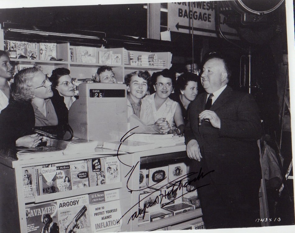 Alfred Hitchock signed photograph (1 of 1)