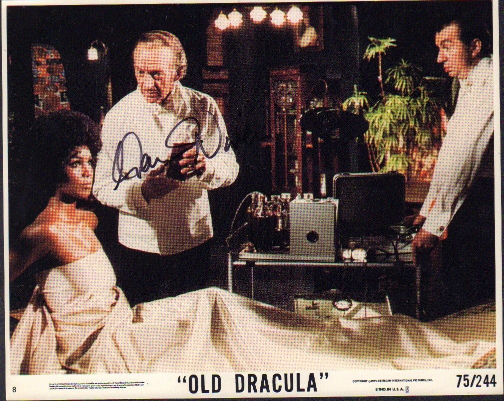 Old Dracula signed lobby still (1 of 1)