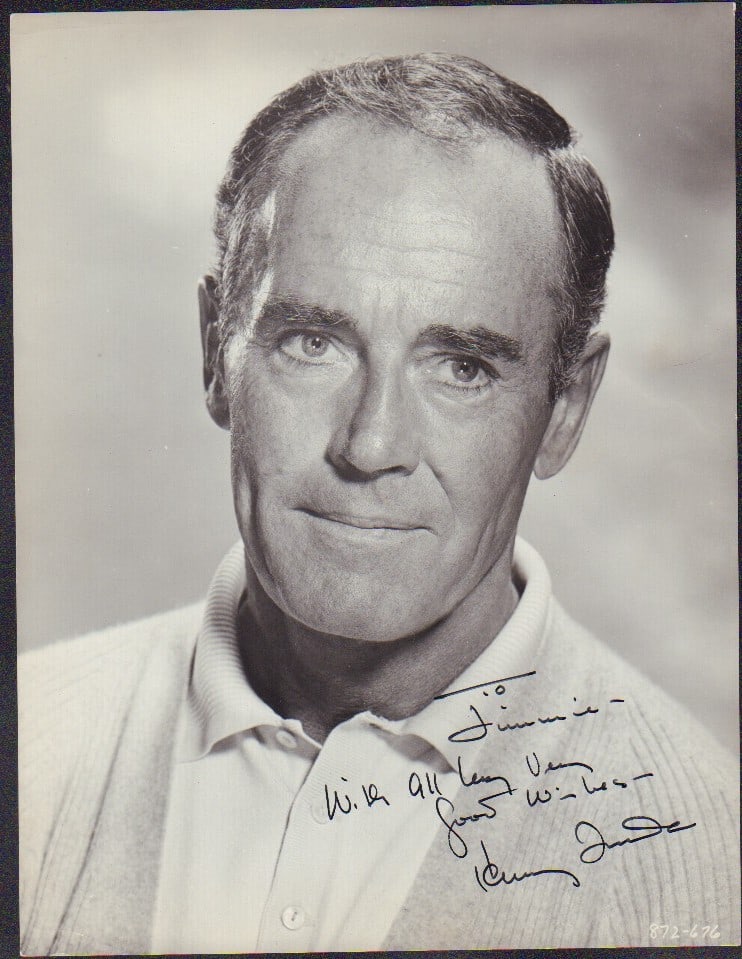 Henry Fonda signed photograph (1 of 1)