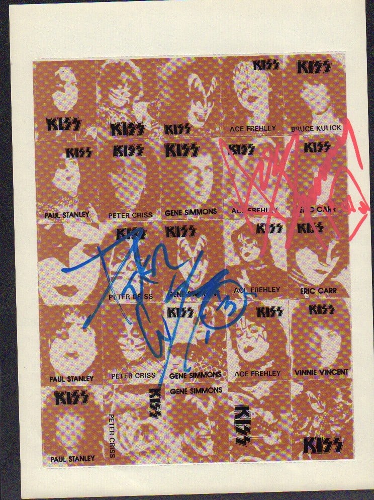 KISS stamps signed (1 of 1)
