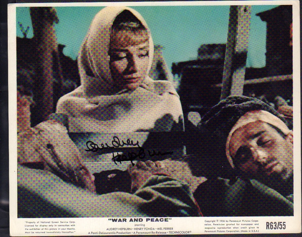 Audrey Hepburn signed original lobby still (1 of 1)