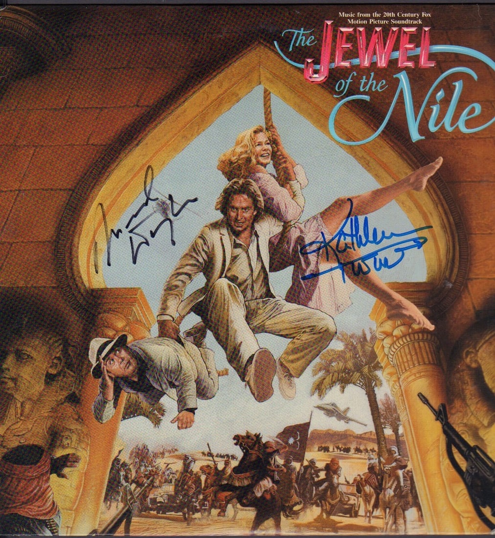 Jewel of the Nile soundtrack LP signed (1 of 1)