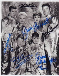 Lost in Space cast signed photograph