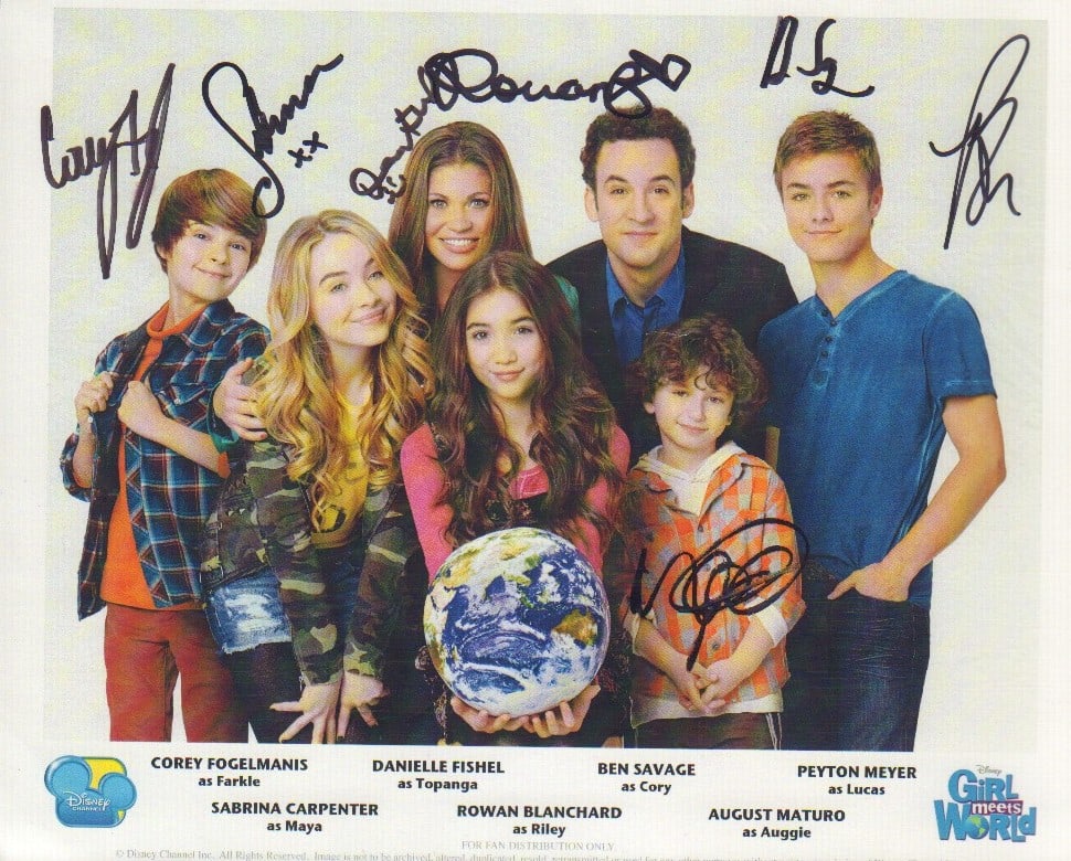 Girl Meets World cast signed photo (1 of 1)