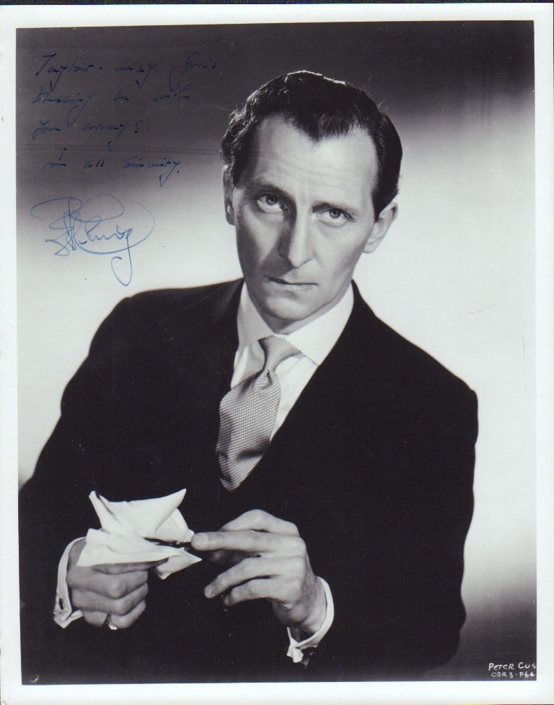 Peter Cushing signed photo (1 of 1)