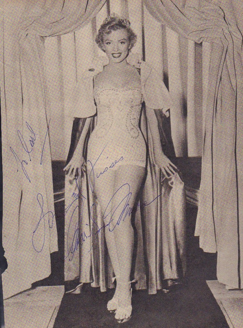 Marilyn Monroe signed photo RARE (1 of 1)