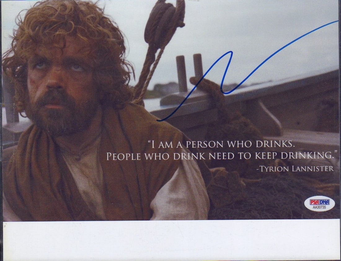 Peter Dinklage signed Game of Thrones photo (1 of 1)