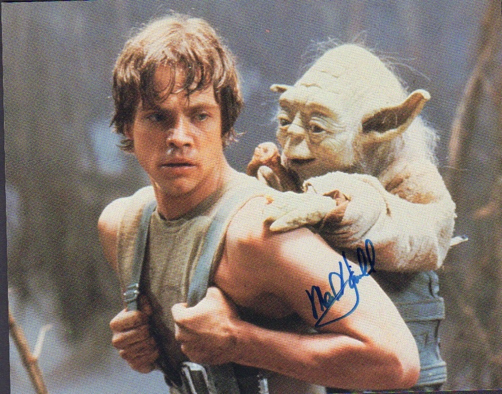 Mark Hamill signed Star Wars photo (1 of 1)