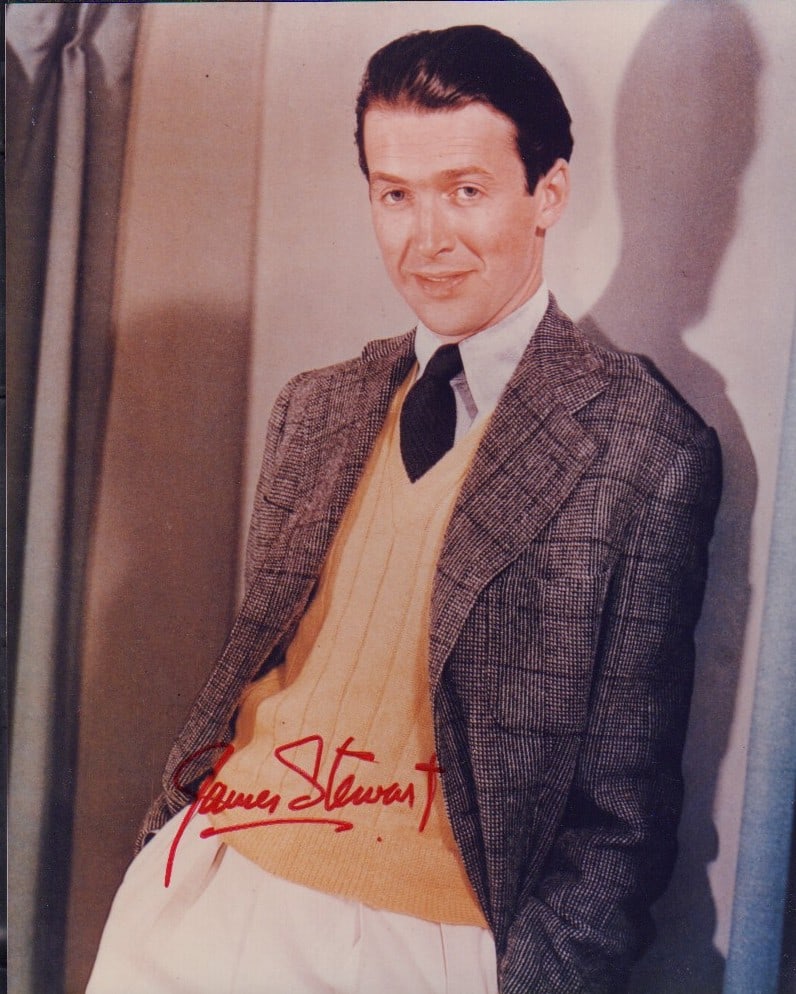 Jimmy Stewart signed photo (1 of 1)