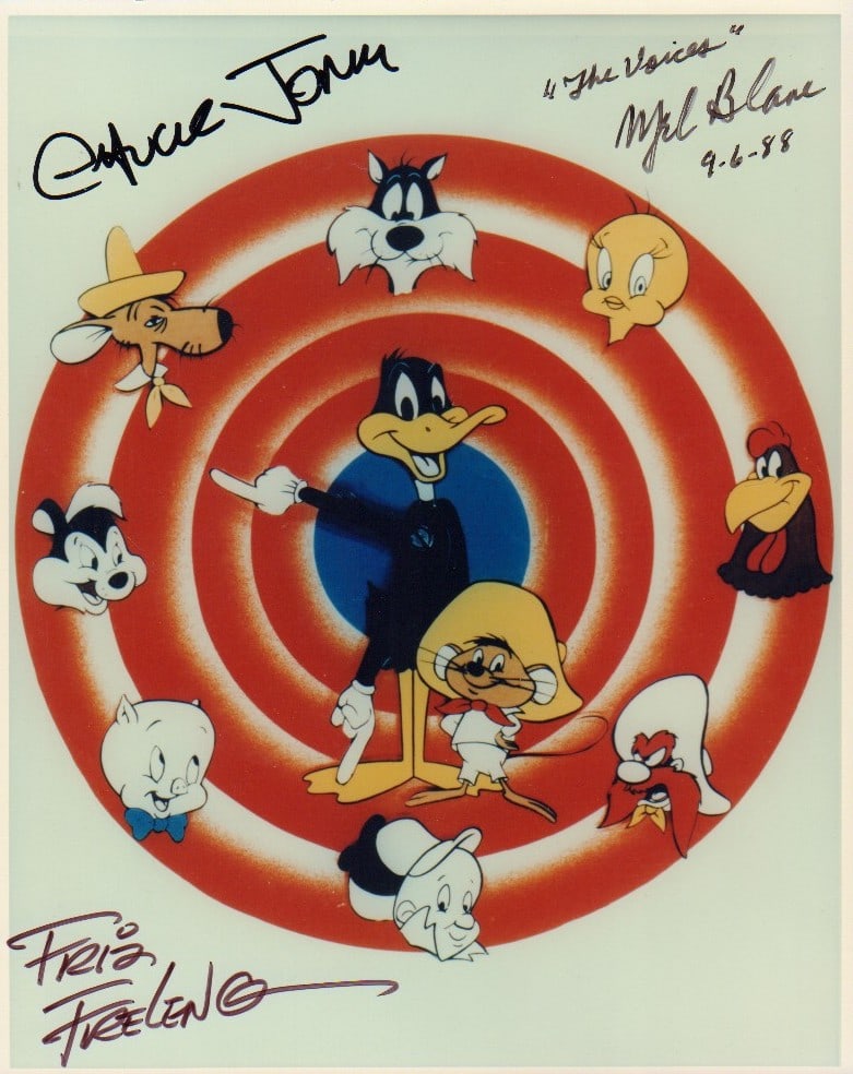 Cartoonist and Voice rarity signed photo (1 of 1)